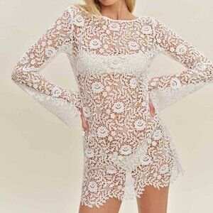 Reformation Sereia Dress Ivory - Size M